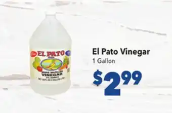 Vallarta Supermarkets El Pato Vinegar offer