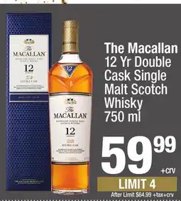 Super King Markets The Macallan 12 Yr Double Cask Single Malt Scotch Whisky offer