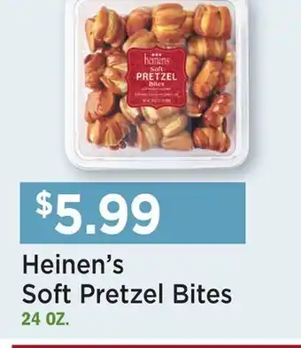 Heinen's Heinen's Soft Pretzel Bites offer