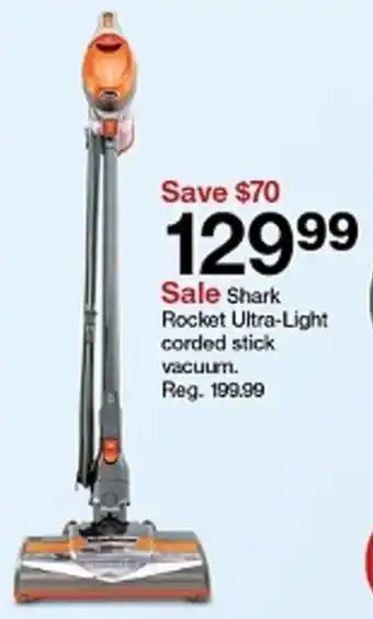 Target Shark Rocket Ultra-Light corded stick vacuum offer