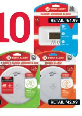 Ace Hardware Select First Alert Smoke and Carbon Monoxide Alarms offer