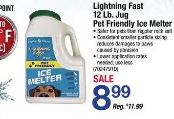 Ace Hardware Lightning Fast 12 Lb. Jug Pet Friendly Ice Melter offer