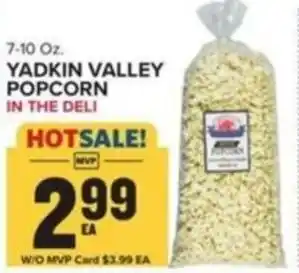 Food Lion Yadkin valley popcorn offer