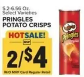 Food Lion Pringles potato crisps offer
