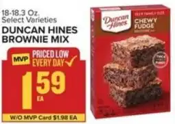 Food Lion Duncan hines brownie mix offer
