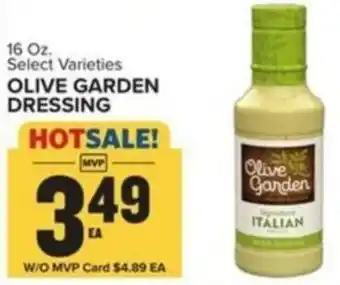 Food Lion Olive garden dressing offer