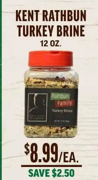 Central Market Kent Rathbun Turkey Brine offer