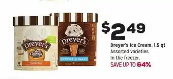 Grocery Outlet Dreyer's Ice Cream Assorted Varieties offer