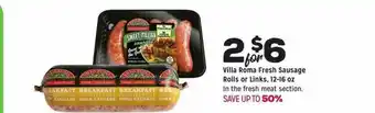 Grocery Outlet Villa Roma Fresh Sausage Rolls Or Links offer