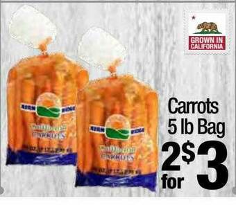 Super King Markets Carrots 5 Lb Bag offer