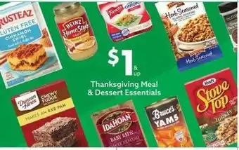 Big Lots Thanksgiving Meal & Dessert Essentials offer
