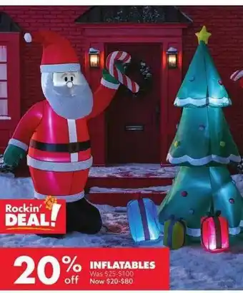 Big Lots Inflatables offer
