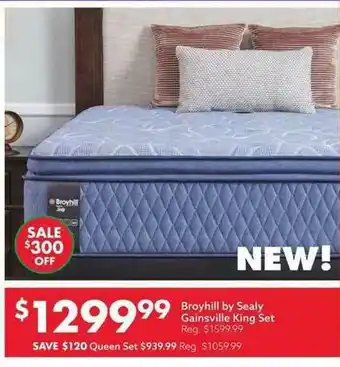 Big Lots Broyhill By Sealy Gainsville King Set offer