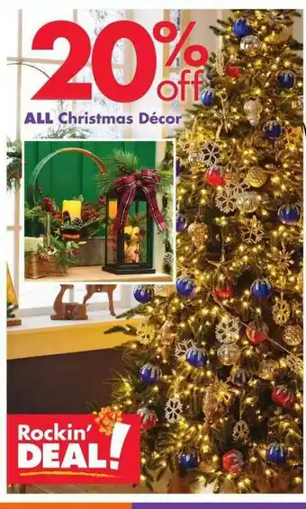 Big Lots Christmas Décor offer