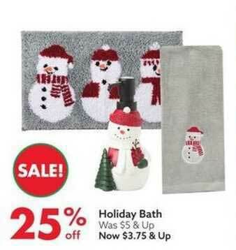Big Lots Holiday Bath offer