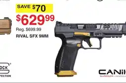 Dunham's Sports CANIK RIVAL SFX 9MM offer