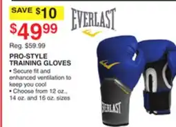 Dunham's Sports EVERLAST PRO-STYLE TRAINING GLOVES offer