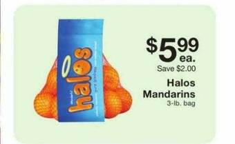 Fairway Store Market Halos Mandarins offer