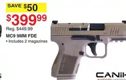 Dunham's Sports CANIK MC9 9MM FDE offer