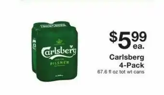 Fairway Store Market Carlsberg 4-pack offer