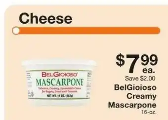 Fairway Store Market Belgioso Creamy Mascarpone offer