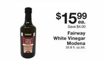 Fairway Store Market Fairway White Vinegar Modena offer