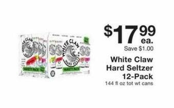Fairway Store Market White Claw Hard Seltzer offer