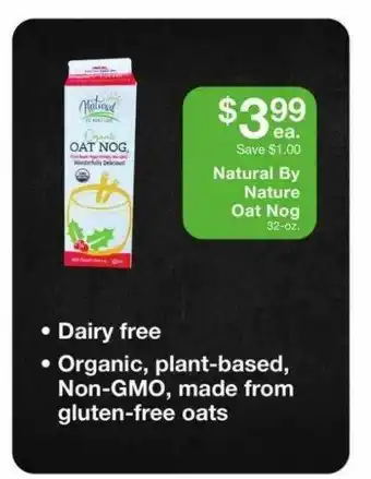Fairway Store Market Natural Bay Nature Oat Nog offer