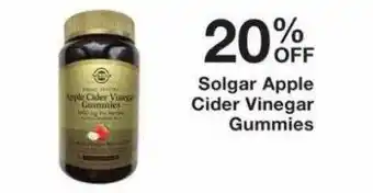 Fairway Store Market Solgar Apple Cider Vinegar Gummies offer