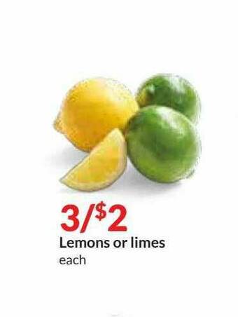 Hy-Vee Lemons Or Limes offer