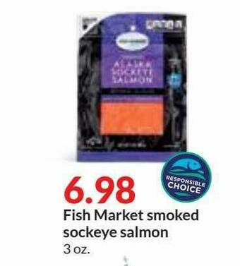 Hy-Vee Fish Market Smoked Sockeye Salmon offer