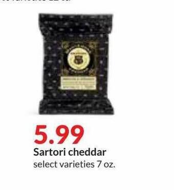 Hy-Vee Sartori Cheddar offer