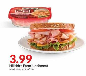 Hy-Vee Hillshire Farm Lunchmeat offer