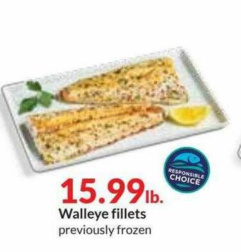 Hy-Vee Walleye Fillets offer