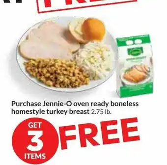 Hy-Vee Jennie-o Oven Ready Boneless Homestyle Turkey Breast offer