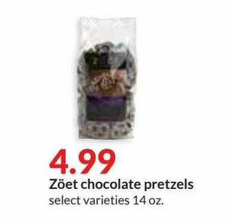 Hy-Vee Zöet Chocolate Pretzels offer