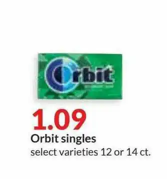Hy-Vee Orbit Singles offer