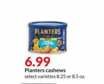Hy-Vee Planters Cashews offer