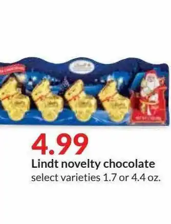 Hy-Vee Lindt Novelty Chocolate offer