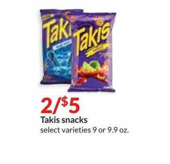 Hy-Vee Takis Snacks offer