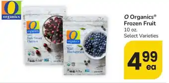 Albertsons O Organics Frozen Fruit offer