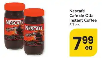 Albertsons Nescafé Cafe de Olla Instant Coffee offer