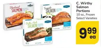 Albertsons C. Wirthy Salmon Portions offer