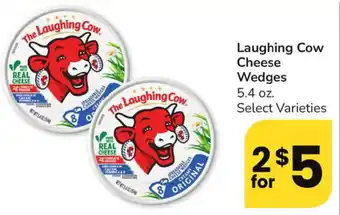 Albertsons Laughing Cow Cheese Wedges offer