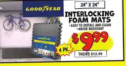 Ollie's GOOD YEAR INTERLOCKING FOAM MATS offer