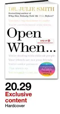 Target Hardcover offer