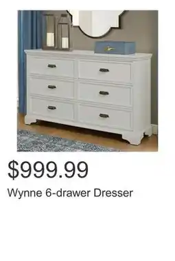 Costco Wynne 6-drawer Dresser offer