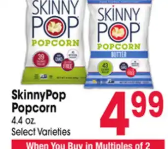 Jewel-Osco SkinnyPop Popcorn offer