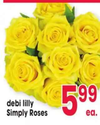 Jewel-Osco debi lilly Simply Roses offer