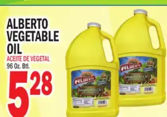 Bravo Supermarkets ALBERTO VEGETABLE OIL offer